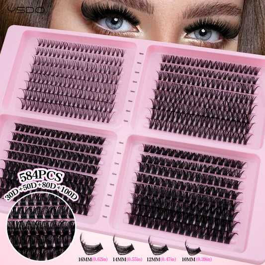 "Zoolshop Luxe Lash Extensions – Soft, Fluffy, and Natural C-Curl Lashes for Every Occasion!"